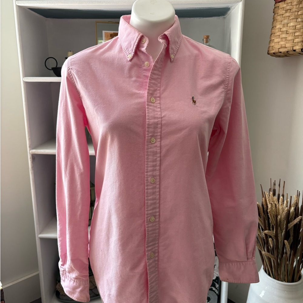 Ralph Lauren Pink Women’s Collared Shirt